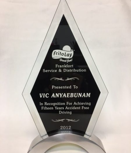 Beveled Glass Award